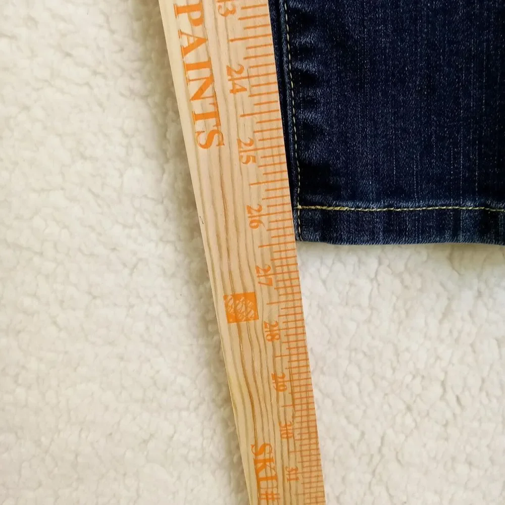 Style Up Jeans Women's 28 inch Waist Blue Denim‎ Casual Straight